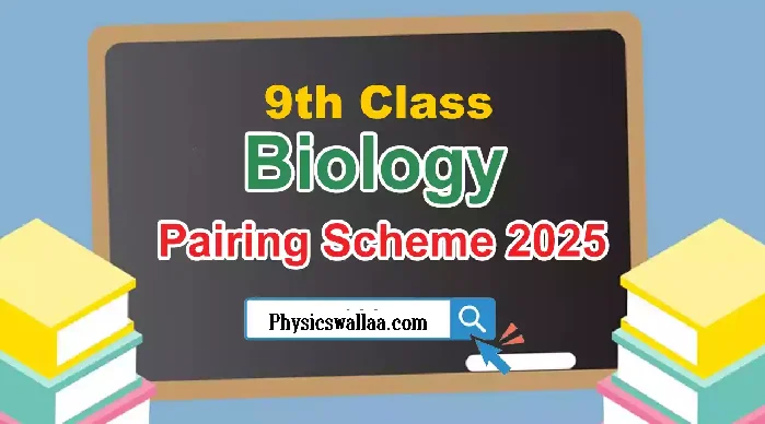 9th class biology paper scheme