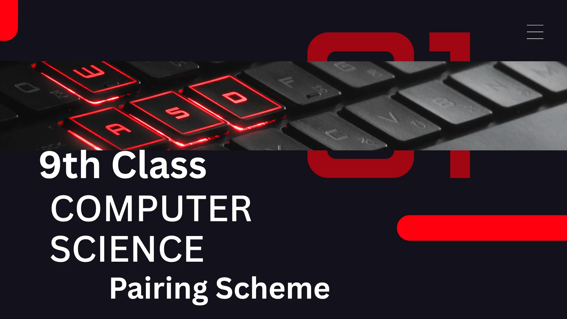 9th Class Computer Science Paper Pairing Scheme