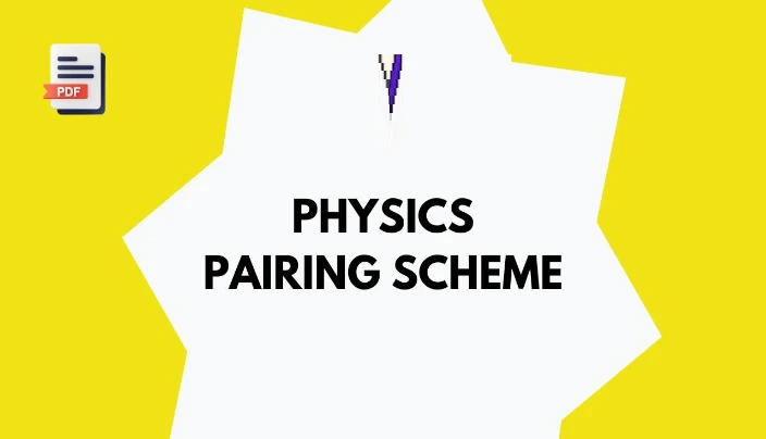 physics pairing scheme 2nd year